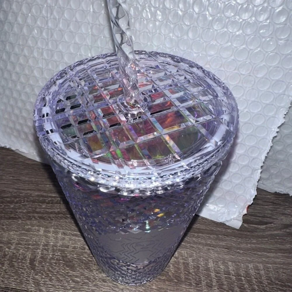 Starbucks iridescent tumbler water‎ drinks cup cold